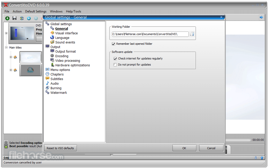 VSO ConvertXtoDVD 7.0.0.83 download the last version for windows